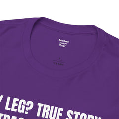 Amputee Exploding JetPack Humor - Unisex Garment-Dyed T-shirt