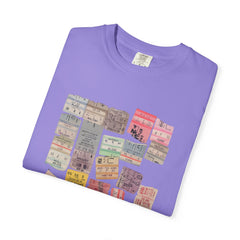Classic Rock Concert Tickets  Garment-Dyed T-shirt