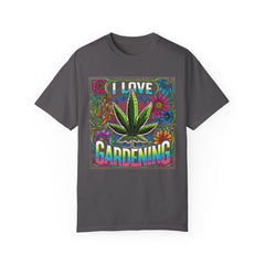 I LOVE GARDENING TShirt, Vintage Style tee, Leaf Graphic Tee, Weed Lover, Smoke Cannabis tee, Relaxed Fit tee, Stoner Lifestyle, Marijuana