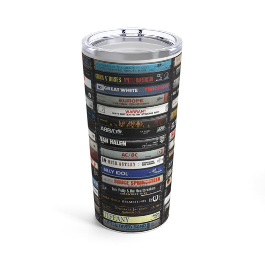 80s Rock Cassette Tumbler: Retro Music Lover Gift