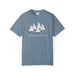 Hempstead Bay Sailing Club T-Shirt — Vintage Sailboat Race Day Tee