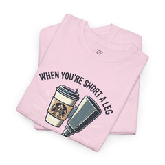 Amputee Coffee Humor - Unisex Heavy Cotton Tee