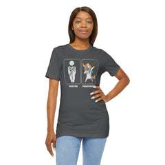 Funny Doctor vs  Prosthetist Unicorn - Graphic Unisex T Shirt