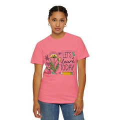 Floral Teacher T-Shirt - Comfort Colors Soft