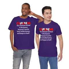 Funny Canadian National Quote Tee Shirt - Unisex Tee