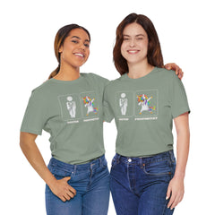 Funny Doctor vs  Prosthetist Unicorn - Graphic Unisex T Shirt