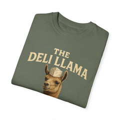 Funny Deli Llama Unisex T-Shirt - Perfect for Foodies and Animal Lovers