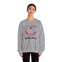 You Give Me Butterflies - Unisex Heavy Blend™ Crewneck Sweatshirt