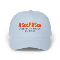 Fishing Dad Cap, A Sea D Sea Hat, Outdoor Gear, Gift for Fisherman, Adjustable Cap for Dad, Casual Style Hat