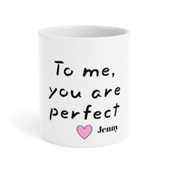 To me, you are perfect Mug | Love Actually Movie Quote,Valentine Gift,Gift For Him,Anniversary Gift,Boyfriend Gift,Husband Gift,GiftForHer