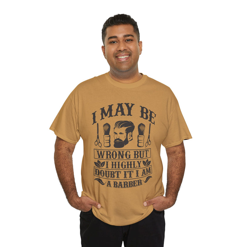 Humorous Barber Tee, Funny Barber Gifts, Unisex Cotton Shirt, Barber Appreciation, Father's Day Gift Tee, Hair Stylist T-Shirt