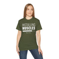 Installing Muscles Please wait, Graphic Unisex Ultra Cotton Tee