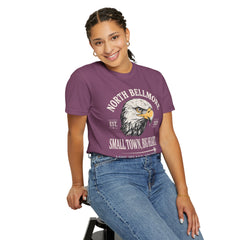 Your Home Town Personalized Eagle T‑Shirt — "Small Town, Big Heart"