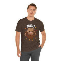 Funny Thanksgiving Turkey Moo T‑Shirt - Unisex Tee