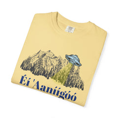Navajo The Truth Is Out There UFO - Graphic Unisex Garment Dyed Short Sleeve Tee