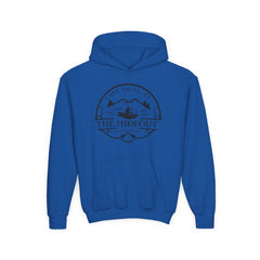 Youth Hoodie — 'The Hideout' Lake Ariel PA Mountain Adventure Hoodie