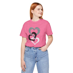 Triple Heart Design Tee