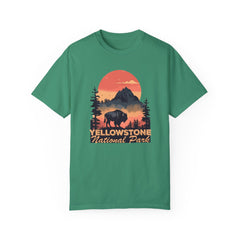 Yellowstone National Park Graphic, Comfort Colors Soft Relaxed Fit Unisex Garment-Dyed T-shirt