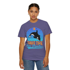 Save The Sea Pandas Comfort Colors Unisex Garment-Dyed T-shirt