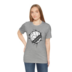 Personalized Name Volley Ball Unisex Tee Shirt