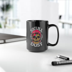 Skull Dust Gothic Black Mug