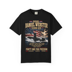 USS Daniel Webster SSBN-626 Submarine T-Shirt — Forty One for Freedom Military Tribute Tee