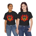 Flaming Fire Dragon - Graphic Unisex Heavy Cotton Tee