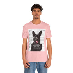 K9 Mugshot Personalized with your Dog T-Shirt