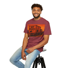 Not Fragile Unisex Garment-Dyed T-Shirt -BTO Inspired Vintage Guitar Graphic Tee