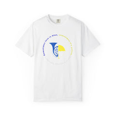 Blue French Horn & Yellow Umbrella T-Shirt — HIMYM Fan Tee