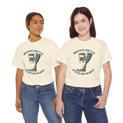 Amputee Coffee Humor - Unisex Heavy Cotton Tee