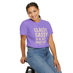 Classy Sassy T-shirt, Unisex Casual Top, Statement Tee, Gift for Her, Fashion Apparel, Birthday Humor Shirt