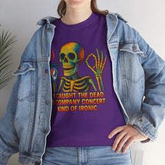 Grateful Dead Inspired Sarcastic Skeleton Tee