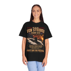 USS Von Steuben SSBN-632 Submarine Graphic – 'Forty One for Freedom' Patriotic Tee