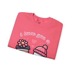 Woman's I Love You A Latte Valentine - Unisex Heavy Blend™ Crewneck Sweatshirt