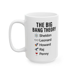 Fun Big Bang Theory Ceramic Mug, Scientist Gift, Unique Fan Gift