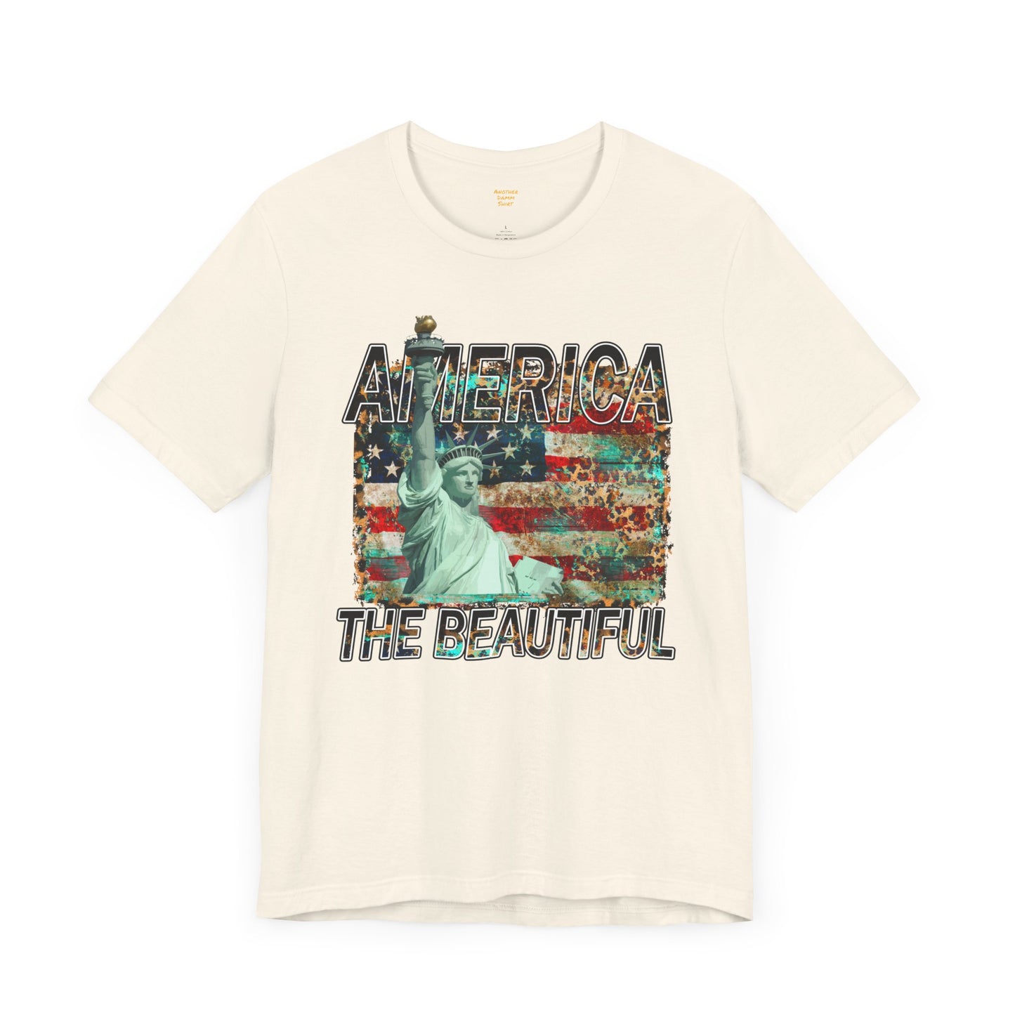 Statue Of Liberty, America The Beautiful, Unisex Jersey Short Sleeve Tee