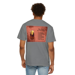 Long Island NY Comfort Colors Garment-Dyed T-shirt with Long Island Ice Tea Cocktail Recipe on Back
