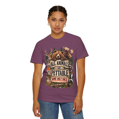 All Animals Are Pettable T-Shirt – Funny Animal Lover Wildlife Design