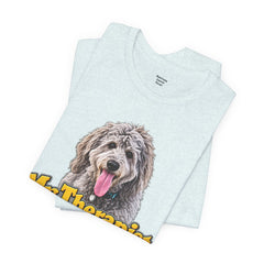 My Therapist Has A Wet Nose Personalized with your dog(s) image T-Shirt