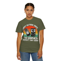 Retro Gamer Unisex T-Shirt - "I Went Outside Once"