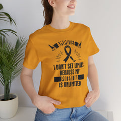 Motivational Amputee Quote - Unisex T Shirt