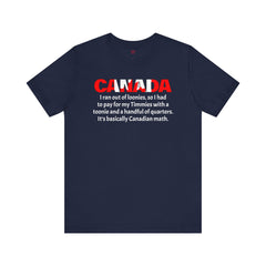 Funny Canadian Tim Hortons reference Tee