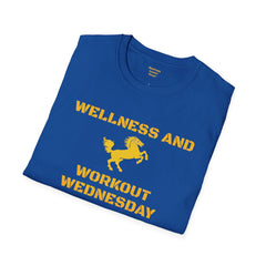 CHC Elementary School WELLNESS and WORKOUT WEDNESDAY - Unisex Softstyle T-Shirt