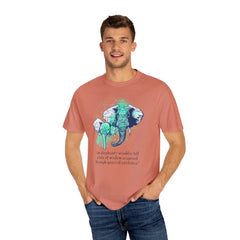 Elephants Graphic  Garment-Dyed T-shirt
