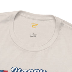 Happy 4th Of July Burger and Mug Graphic, Unisex Jersey Short Sleeve Tee