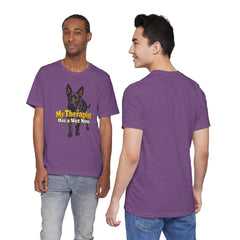 My Therapist Has A Wet Nose Personalized with your dog(s) image T-Shirt