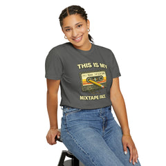 Mixtape Face T-Shirt — Retro Cassette Music Graphic Tee