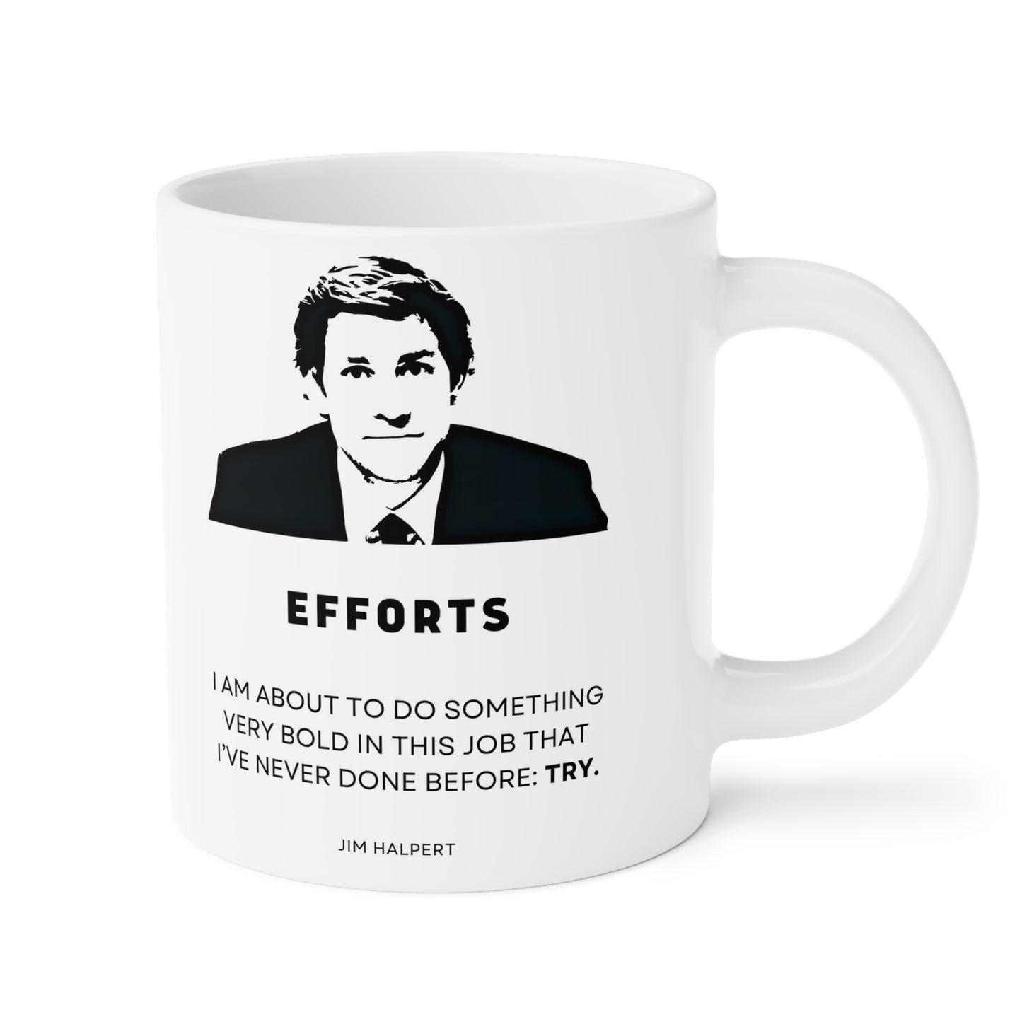 The Office Jim Halpert Quote - Ceramic Mugs (11oz\15oz\20oz)