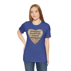Funny Matzah Heart Constipation Quote For Passover Unisex Tee